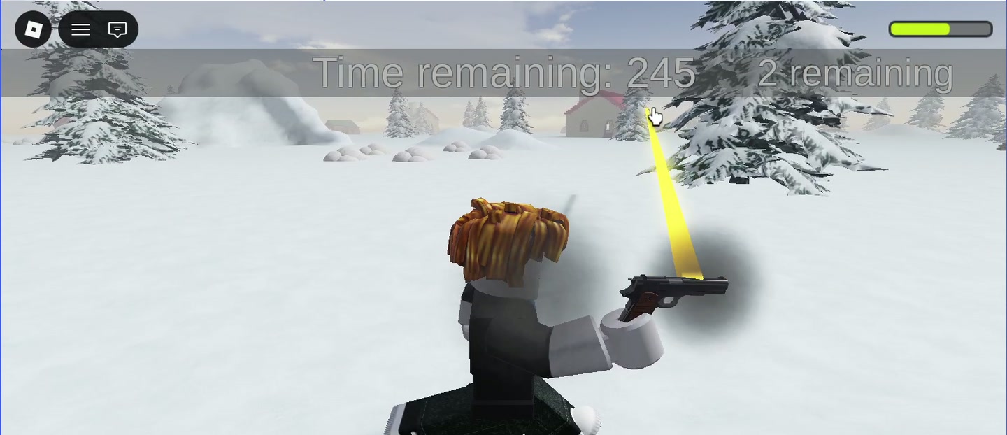 Игровой проект Gun Game, созданный учеником в Roblox Studio
